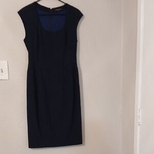 Elegant‎ Navy Blue Dress